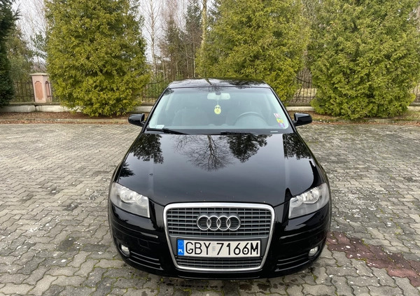 Audi A3 cena 15000 przebieg: 322687, rok produkcji 2008 z Miastko małe 211